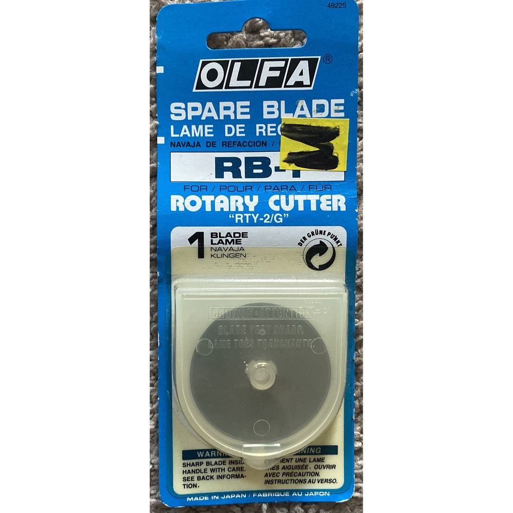 Olfa Rotary Cutter Spare Blade RB-1  "RTY-2/G"  45mm New‎ in sealed Pkg Japan